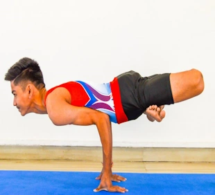 Aerial Yoga Pose