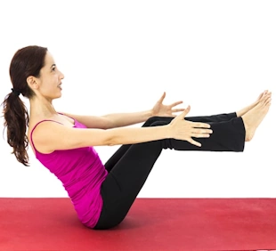 Aerial Yoga Pose